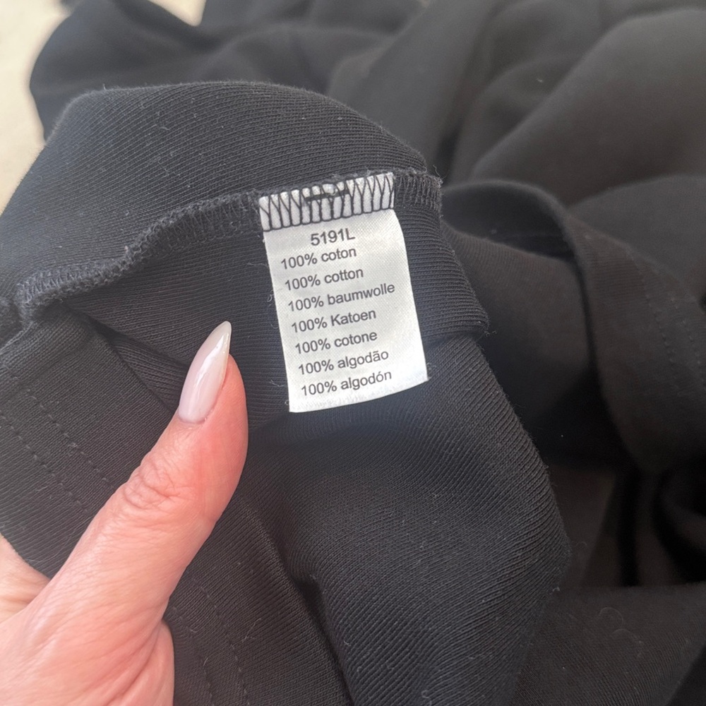Lacoste Men's High Neck Black Solid Quarter-Zip Interlock Sweatshirt Sz 8 (3XL) - Picture 8 of 12